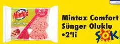 MİNTAX COMFORT SÜNGER OLUKLU 2'Lİ